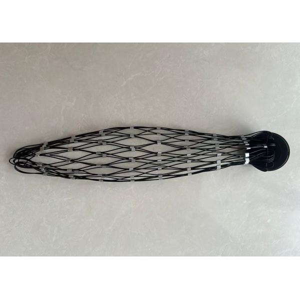 Stainless Steel Wire Rope Mesh with 25mm*25mm Mesh Size PVC Coated and Knotted