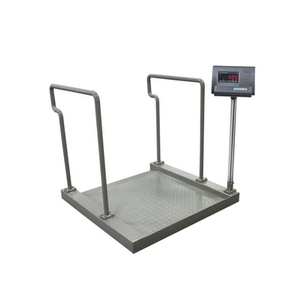 Wheelchair Heavy Duty Floor Scales SS Electric 500-1000 Kg For Nursing House