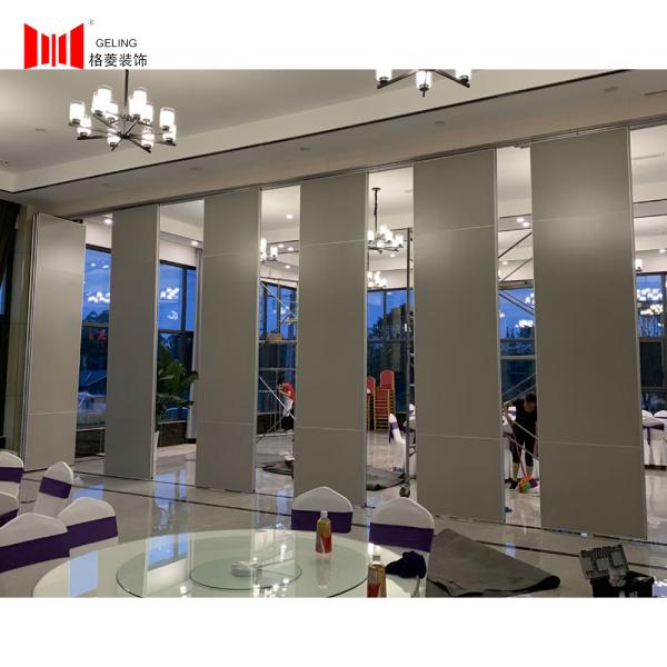 6063-T6 Aluminum Frame Sliding Wall Divider 2000mm 3800mm Movable Room Partition