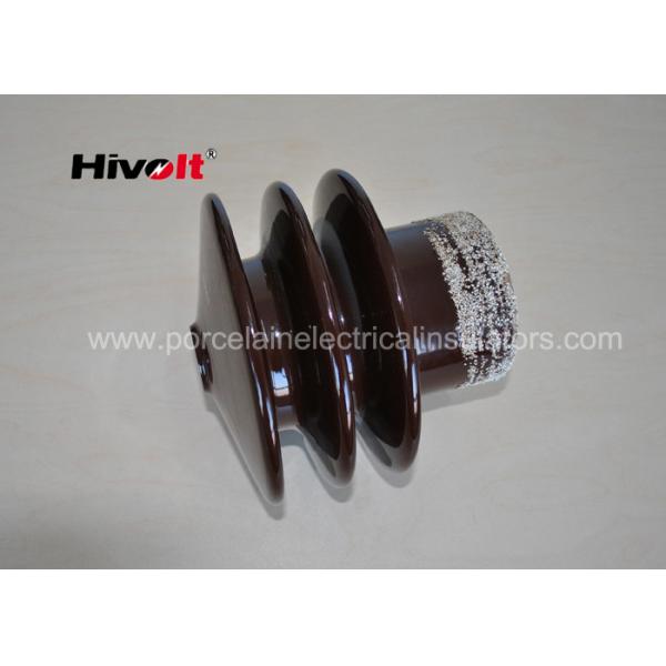20KV Ceramic Electrical Insulators , Wall Bushing Insulators Without Flange