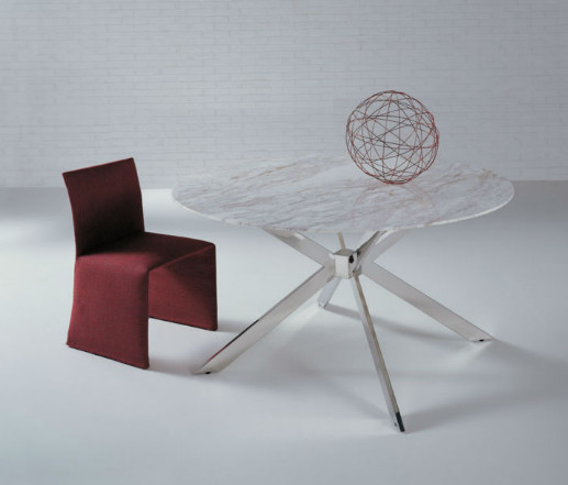 Stainless Steel Tempered Glass Round Table , Clear Living Room Round Table