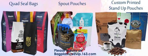 Stand Up Biodegradable Spout Pouch Bag For Liquid,Custom Logo Printing Stand Up Foil Pouch Bag With Zipper