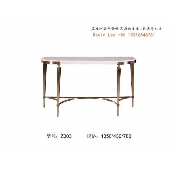 Custom made furniture factory who supply hotel furniture console table and coffee table for Lobby Leisure furniture
