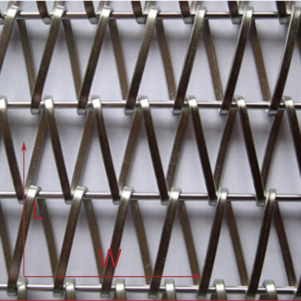 Industrial Grade Stainless Steel Conveyor Belt 0.5mm-5mm Electroplated Wire Mesh