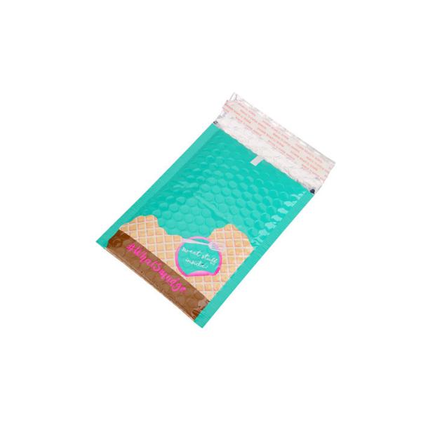 Lake Blue Metallic Bubble Mailers Padded Envelopes 145x210mm #C For Lipstick