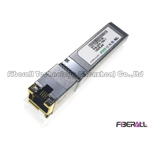 10 Gigabit Copper SFP+ Fiber Optic Transceiver With RJ45 Plug 10GBASE-T SFP+ Module