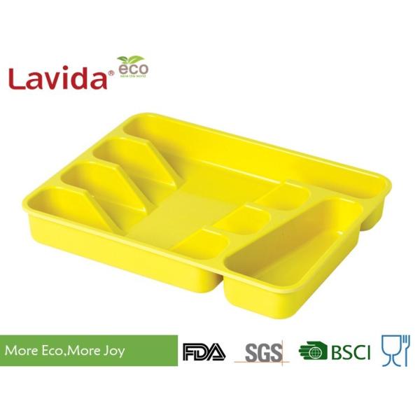 Solid color Food Grade Durable Biodegradable Bamboo Fiber Tray Flatware Tray Melamine Fork Knife Spoon Chopstick case