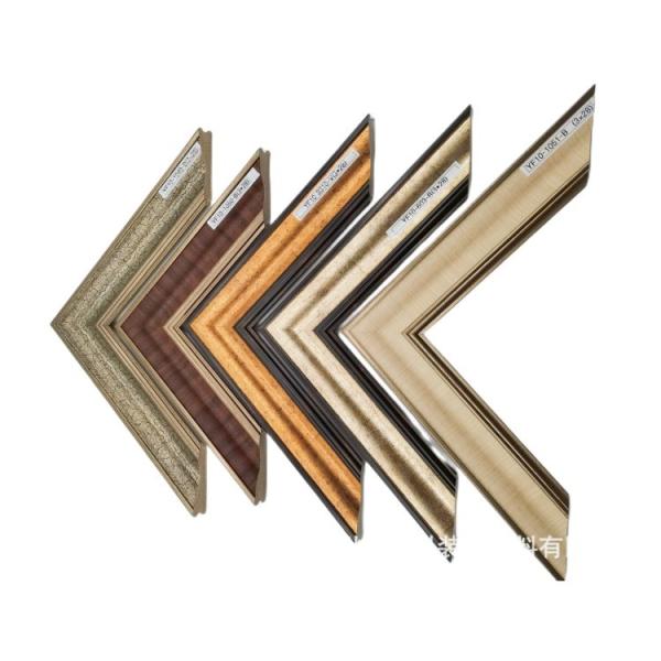 Baroque Golden Big PS Carved Picture Frame Molding for Wall Art Hanging Decor