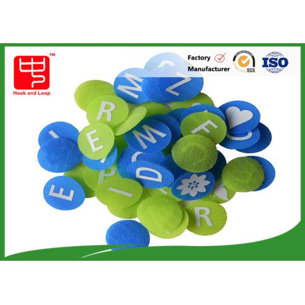 Round  A - Z Hook And Loop Alphabet Letters For Teaching / Word Spell