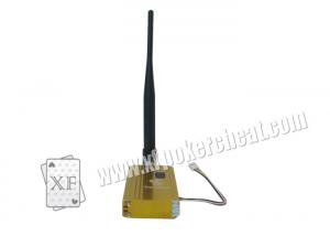 Cheap Golden Silver Aluminum Wireless Receiver For Poker Cheat Casino Gambling Devices for sale