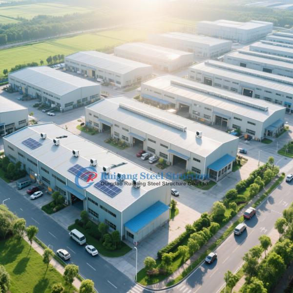 Light Prefabricated Factory Building Design Steel Structure Workshop Metal Warehouses