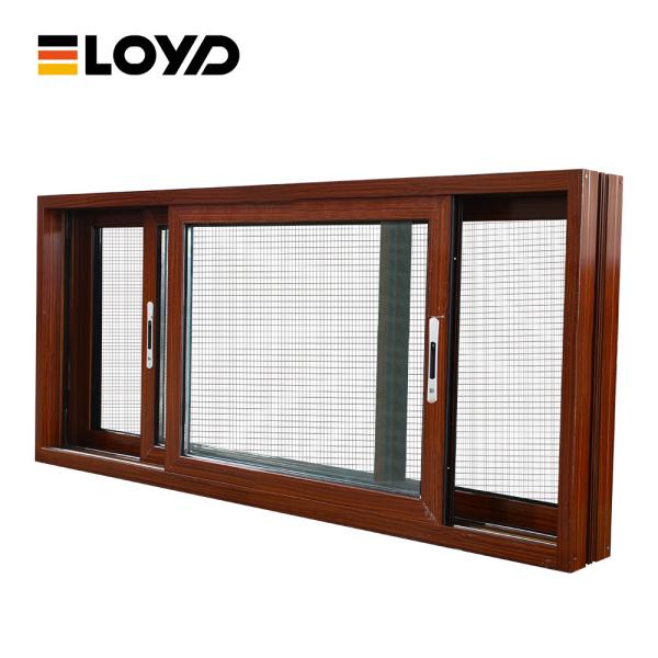 Residential Horizontal Sliding Doors And Windows Bronze Aluminium Profile