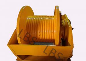 Cheap LBS Hydraulic Drive Tower Crane Winch Yellow For Lifting Object for sale