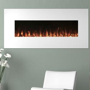 Cheap 60inch Wall Fireplace Heater Painted Glass Easy Remote Control  Electric Fireplace for sale