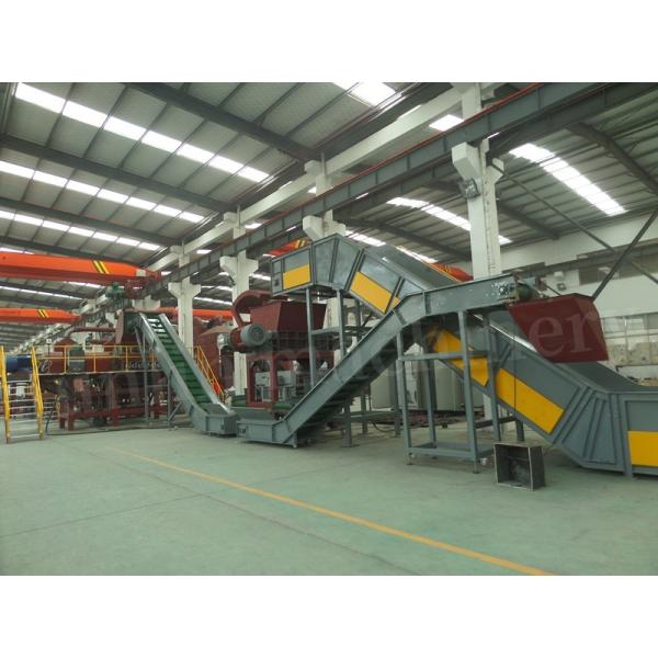 Automatic Rubber Powder Production Line For Waste Tire Recycling