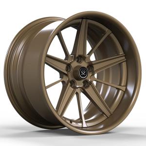 Cheap Aluminum Alloy Car Forged Wheels For Sale Custom 2 Piece Wrangler Polished Bronze Rims for sale