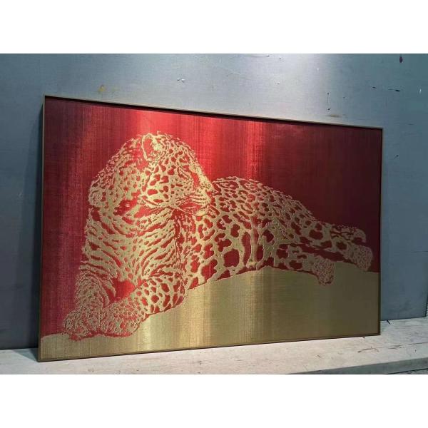 Fireproof Decorative Copper Mesh 1.5mm Thickness Leopard Pattern