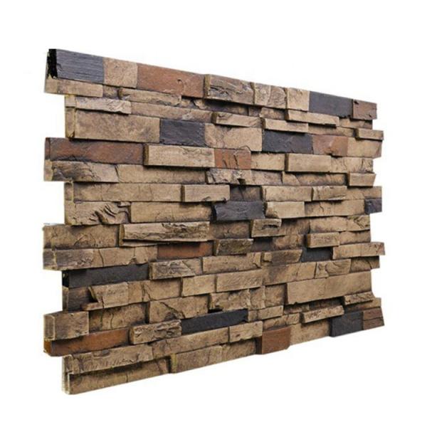 Easy Installation Practical Artificial Culture Stone , Artificial Stone Slab