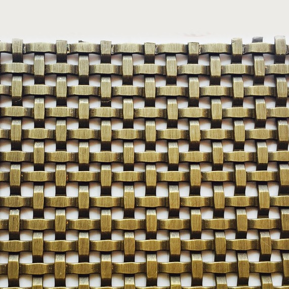 Versatile Architectural Brass Mesh Corrosion Resistant Custom Metal Mesh Woven