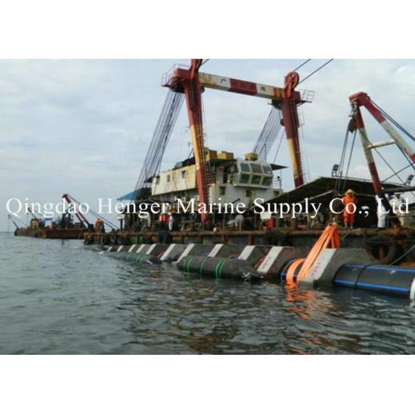 Ship Upgrading Marine Salvage Bags , Boat Lift Air Bags For Suncken Ship