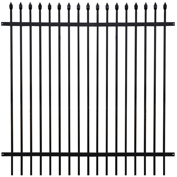 Wholesale Black Security 2.1m Height wrought iron/Steel Fence