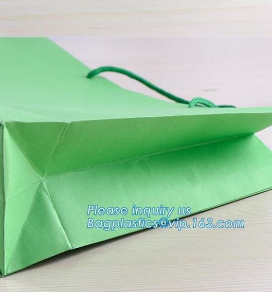 Fancy Customized 2 Colors Printed Luxury Paper Shopping Bag With Twisted Paper Handle,Shopping Bag with Logo Cheap Price