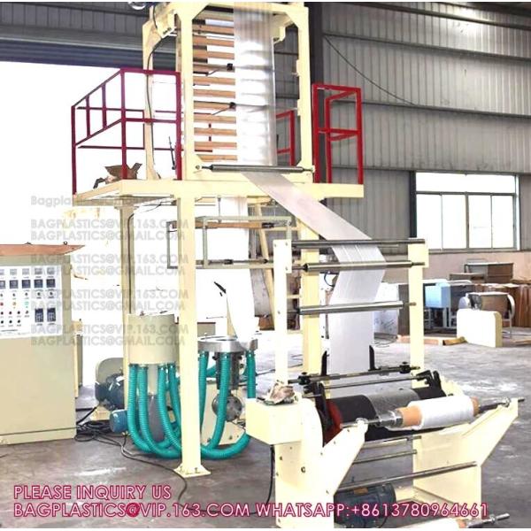 Injection Blow Moulding, Ziplock Bags, Factory Sale Fully Auto High Speed Extruder Plastic Flim Blowing Machine