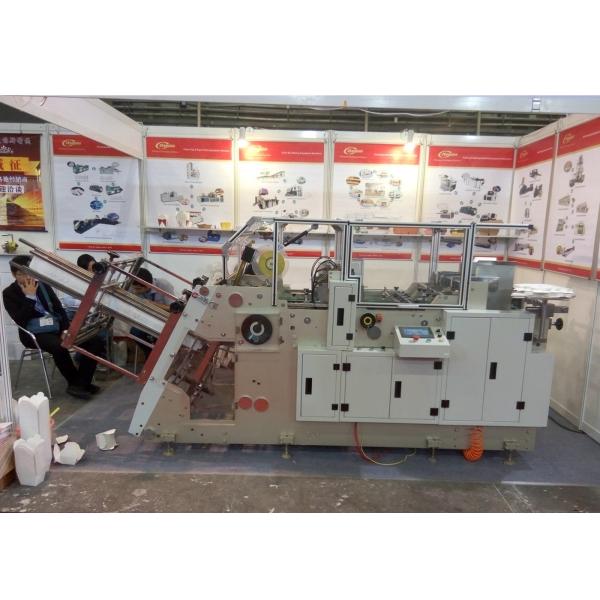 Disposable Boat Tray Shape Paper Lunch Box Machine With PLC Program Control