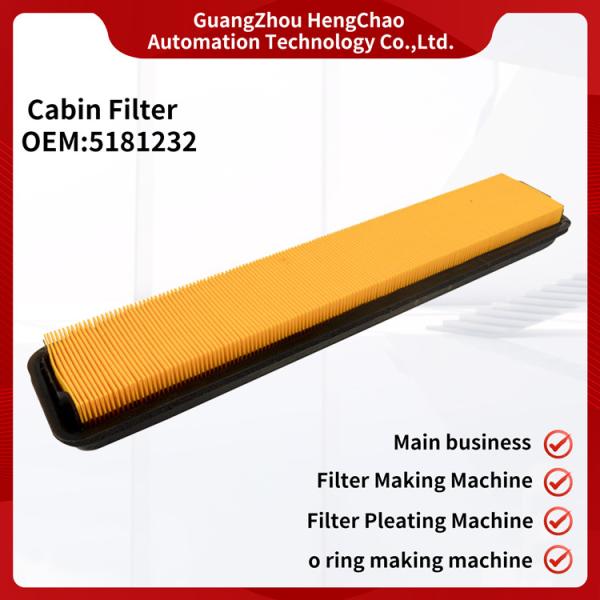 520mm Length  Rectangular Cabin Air Filter 5181232