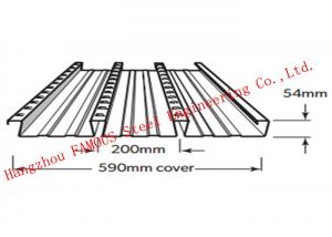 Cheap Bondek Alternative Structural Steel Deck For Concrete Construction Formworks for sale