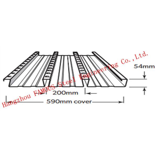 Bondek Alternative Structural Steel Deck For Concrete Construction Formworks
