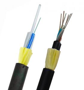 China All-Dielectric Self-Supporting Outdoor Aerial ADSS 48 Core Fiber Optic Cable Span 100-1000m on sale