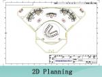 2D Planning for Control Room Design