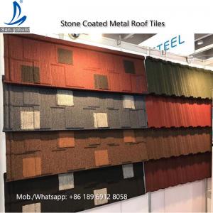 Cheap Kenya Decras Roofing - Stone Coated Steel Roof Shingles Tiles Price for sale