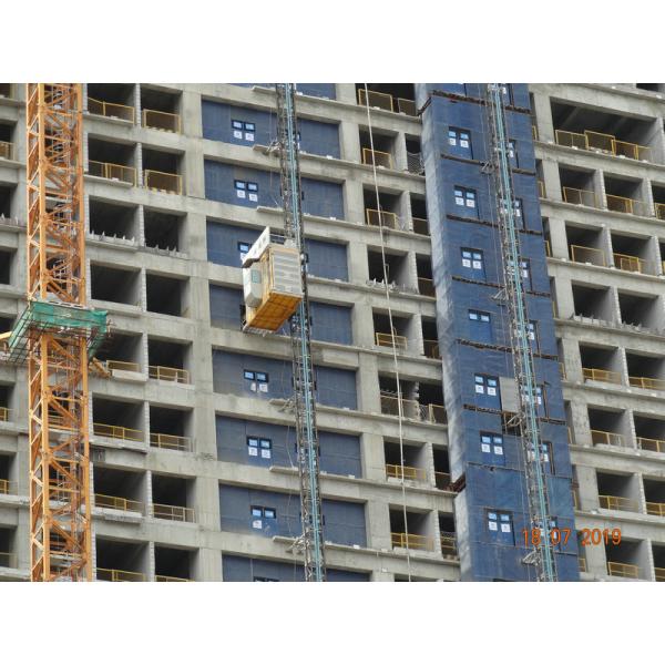 High Safety Guide Rail Rack Pinion Building Construction Lift