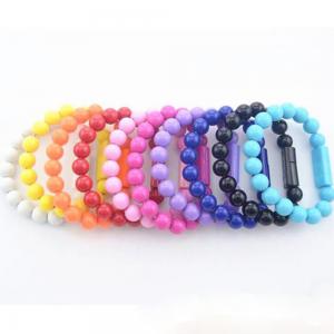 Cheap Buddha beads Micro USB Phone Charger Cable Univeral Data Sync Bracelet Charging Cable for sale