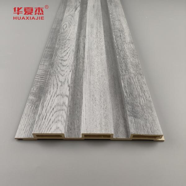 Wholesale Grey Wood Design Fluted Wpc Panel Wall Decorations For Home Luxury Wpc Wall Panel