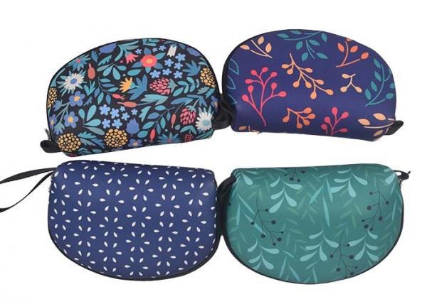Quality Mini Shell Zippered Cosmetic Bag Personalized Full Heat Transfer Printing wholesale