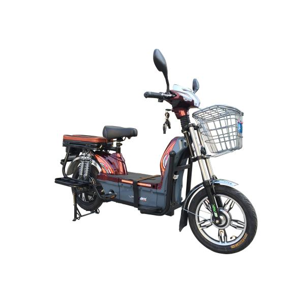 Four Shock Absorbers Electric Motorized Bicycles Black Womens Electric Bike