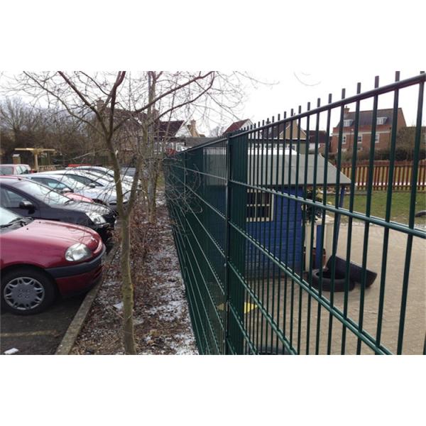 Horizontal Double Wire Welded Fence 868 Twin Wire Mesh Fencing