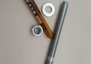Cheap Carbon Steel Material Chemial Anchor Bolt With Blue&amp;White Zinc Color Fasteners for sale