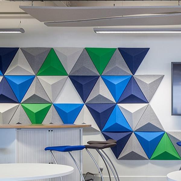 Odorless Studio Acoustic Foam Panels Multicolor Moistureproof