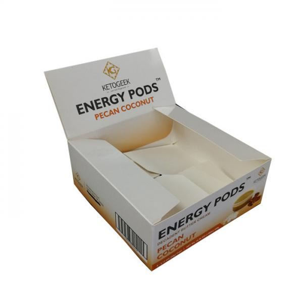 Factory Supplier Packaging Box Private Label Whey Protein Bar Display Box Energy Bar Snack Packaging Paper Boxes