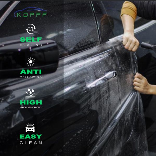 KDPPF PPF TPU Car Paint Protection Films Transparent Self Healing TPU 1.52*15m PPF Anti Yellow Car Body Film PPF TPU