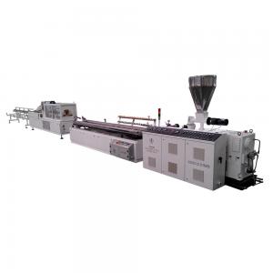 China Pvc Profile Extruder Pvc Ceiling Panel Production Line PLC Control System on sale