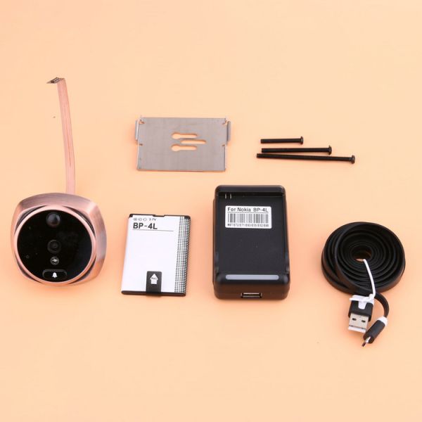 4.3 Digital Door Peephole Viewer Photo Video Camera Recorder Night Vision Door Eye Smart PIR Doorbell Intercom System