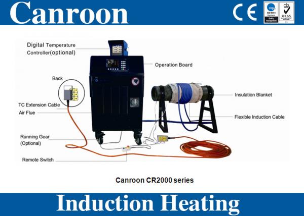 Quality 40kw Air Cooling Induction Heating Machine For Pipeline PWHT Post Weld Heat Treatment wholesale