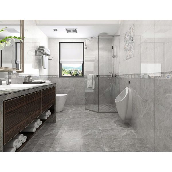 300x600mm Grey Glazed Interior Wall Tiles for Bathroom