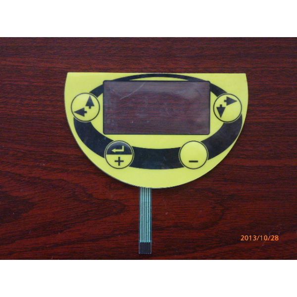 Custom Made Thin Film Flexible Membrane Switch Panel , Silk Screen Printed