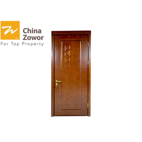 30/60 min Painting Finish Fire Resistant Wooden Door With Perlite Board Infilling